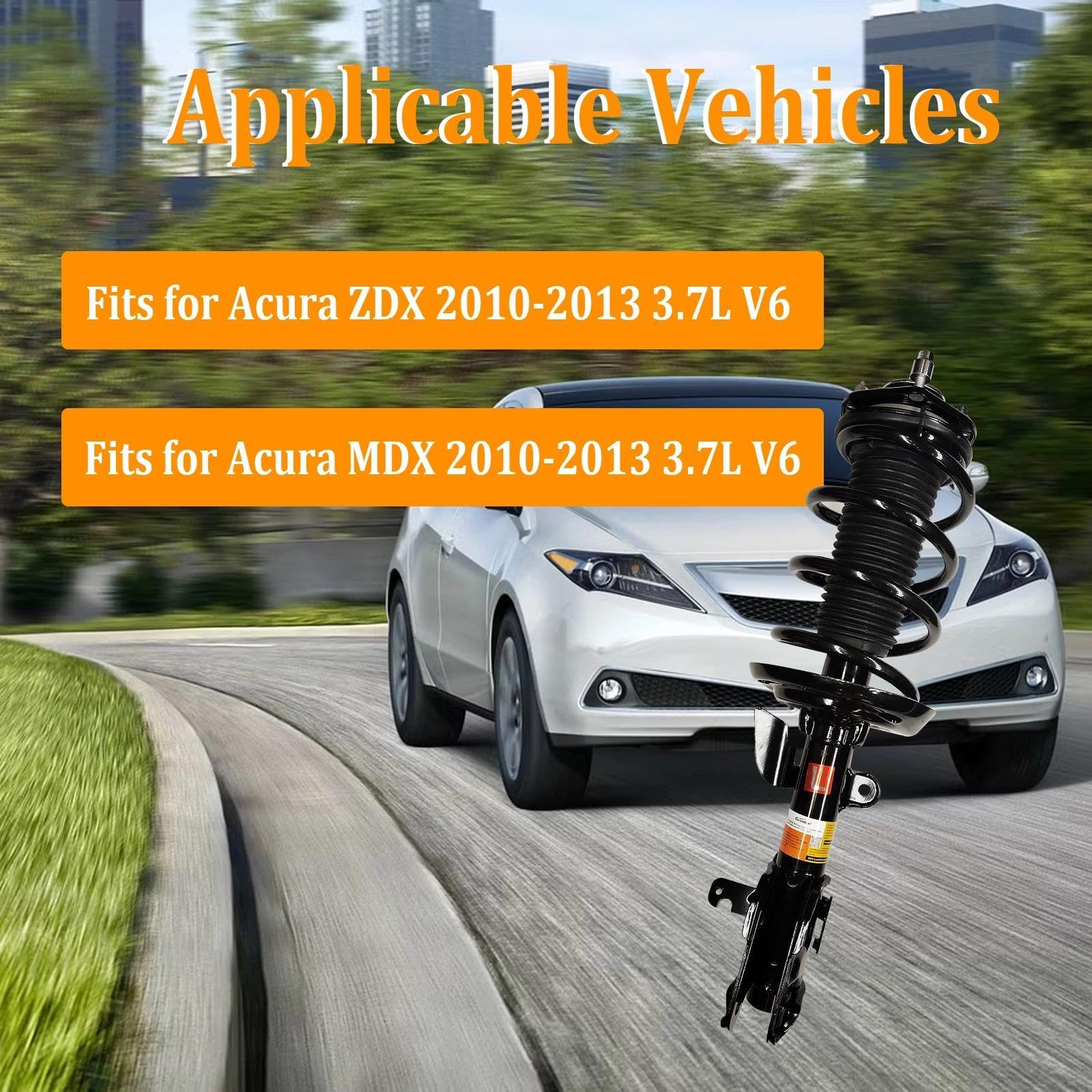 Amazon.com: 51606-STX-A59 Front Shock Absorbers Struts W/Electric